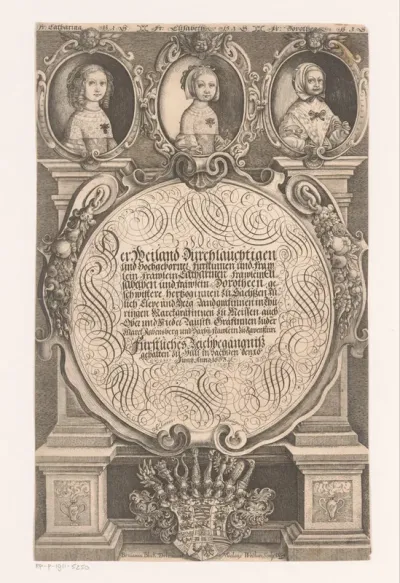 Titelpagina voor: Der Weiland Durchlauchtigen und Hochgeborner Fürstinnen und Fräwlein, 1663