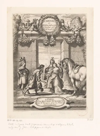 Titelpagina voor: Desmarets de Saint-Sorlin, Jean. L'Ariane, 1639