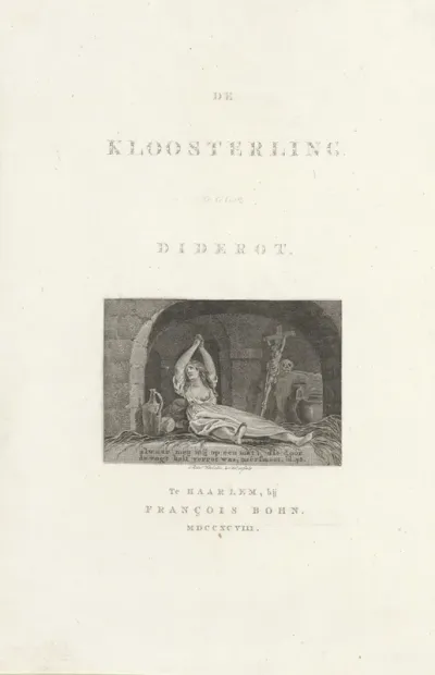 Titelpagina voor: Diderot 'De Kloosterling', 1798