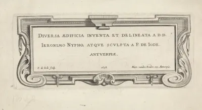 Titelpagina voor: Diversa Aedificia, 1658