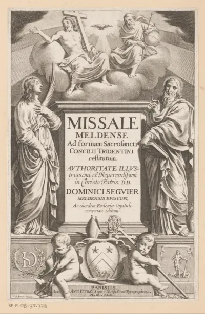 Titelpagina voor: Dominique Séguier, Missale meldense, 1642