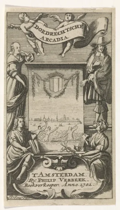 Titelpagina voor: Dordrechtsche Arcadia, 1701