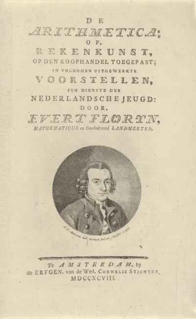 Titelpagina voor: E. Florijn, De arithmetica, 1793