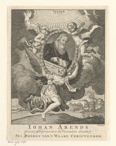 Titelpagina voor een van de edities van: Johan Arendt. Alle VI. geestryke boeken van het waare christendom