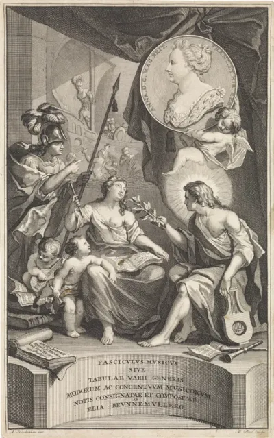 Titelpagina voor: Elias Bronnemüller, Fasciculus Musicus (...), 1710