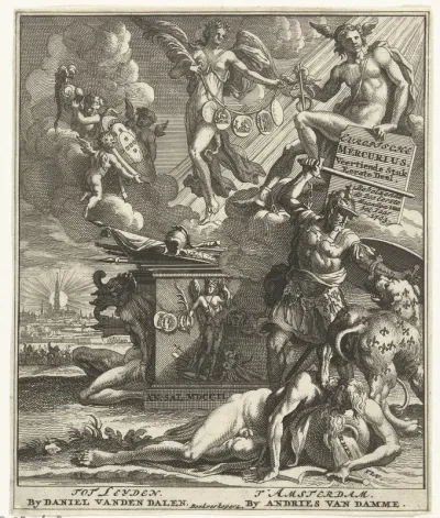 Titelpagina voor: Europische Mercurius Veertiende Stuk Eerste Deel, 1703