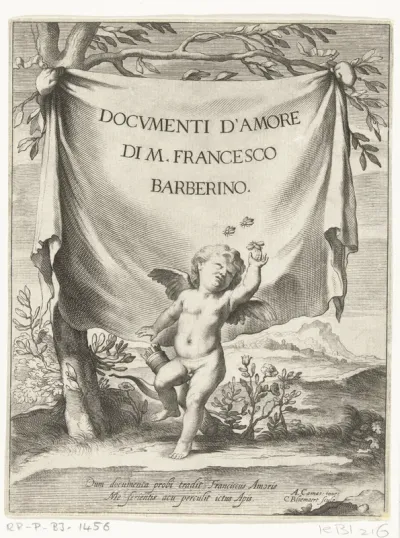 Titelpagina voor: F. Barberino, Documenti d'Amore, Rome, 1640