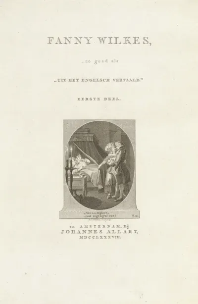 Titelpagina voor: 'Fanny Wilkes', 1788