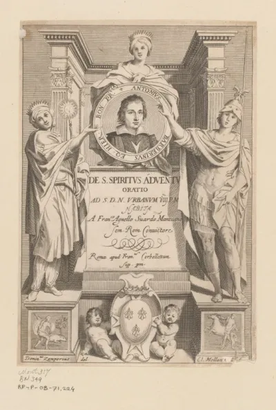 Titelpagina voor: Francesco Agnello Suardo, De Sancti Spiritus adventu oratio