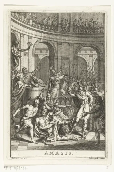 Titelpagina voor François Joseph de Lagrange Chancel "Amasis, tragedie"