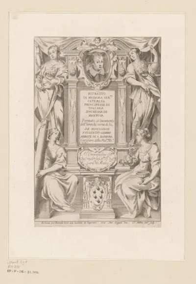 Titelpagina voor: Fulgentio Gemma, Ritratto di Madama Serenissima Caterina principessa di Toscane, 1630