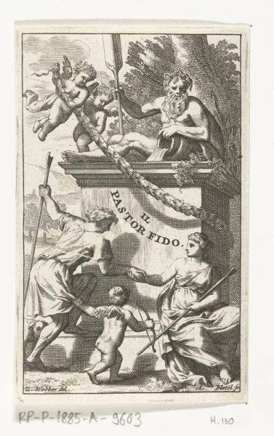 Titelpagina voor G.B. Guarini, Il pastor fido