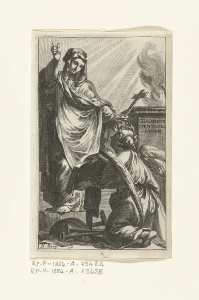 Titelpagina voor: G. Brandt, Stichtelijke gedichten. Amsterdam, 1665