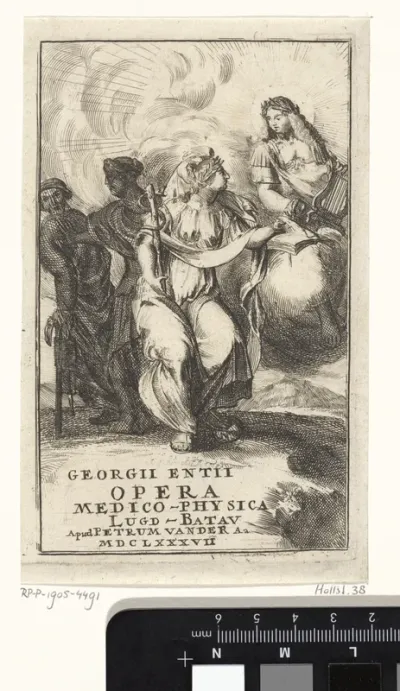 Titelpagina voor G. Entius, Opera omnia medico-physica,1687