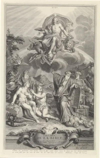 Titelpagina voor: G. Hoet, Figures de la Bible, 1720