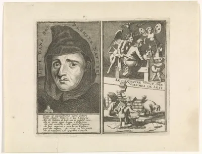 Titelpagina voor: G. Leti, Critique historique, politique, morale, économique et comique sur les loteries (...), 1697