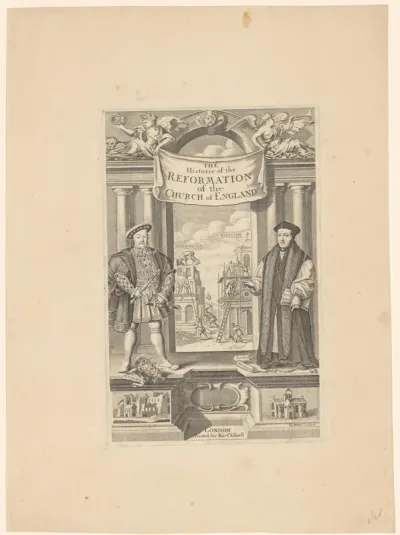Titelpagina voor: Gilbert Burnet, The Historie of the Reformation of the Church of England, 1681