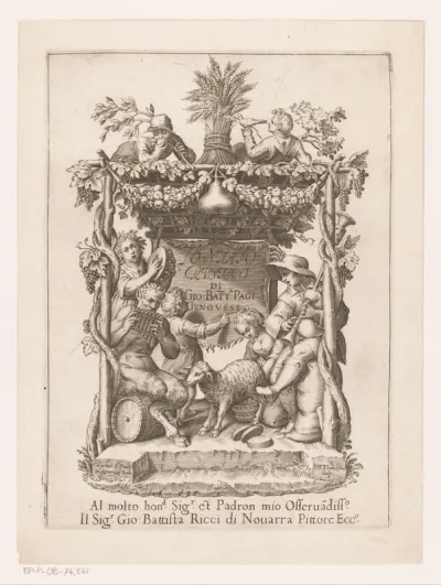 Titelpagina voor: Giovanni Battista Paggi, Lo Stato Rustico, 1602