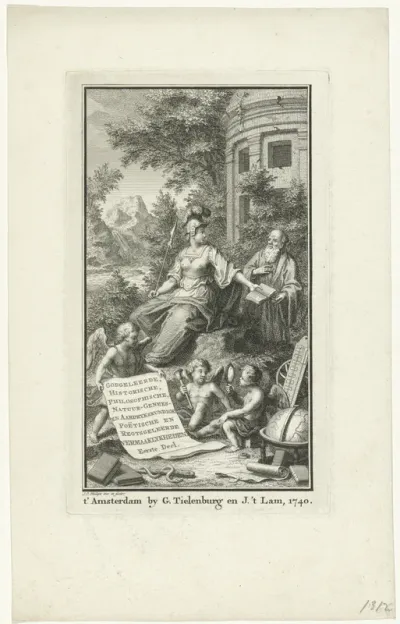 Titelpagina voor: Godgeleerde historische, philosophische (...), 1740