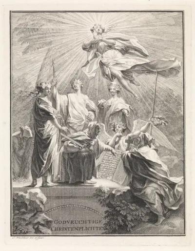 Titelpagina voor: Godvruchtige Christenplichten