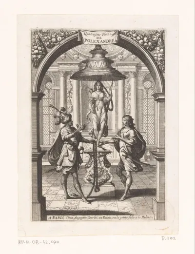 Titelpagina voor: Gomberville, Marin le Roy de. La quatriesme partie de Polexandre, 1637