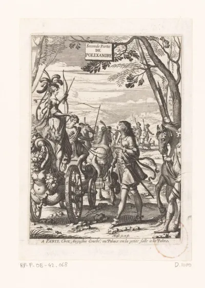Titelpagina voor: Gomberville, Marin le Roy de. La seconde partie de Polexandre, 1637