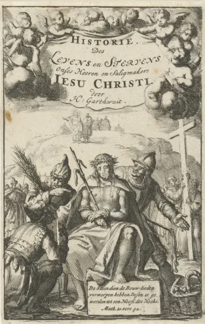 Titelpagina voor: H. Garthwait. Historie des levens en stervens onses Heeren en saligmakers Jesu Christi, 1690