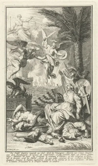 Titelpagina voor: H. Prideaux, Histoire des Juifs et des peuples voisins, 1722