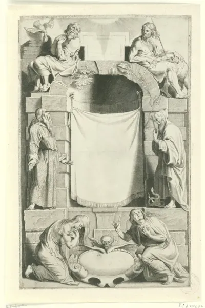 Titelpagina voor:  H. Rosweyde, 'tVaders Boek, Antwerpen, 1617