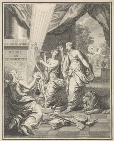 Titelpagina voor: H. Schim, Bybel en Zededichten, 1726