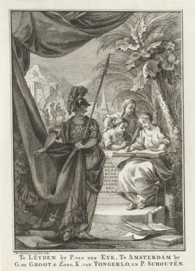 Titelpagina voor: 'Hedendaagsche Historie der Arabieren, deel 2', 1765