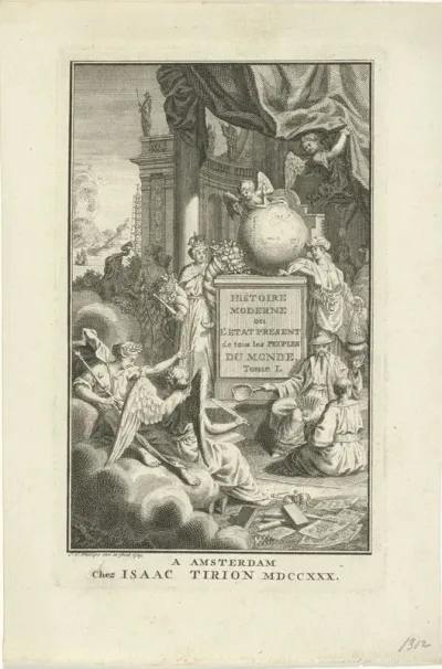 Titelpagina voor: Hedendaagsche historie, of Tegenwoordige staat van alle volkeren, 1730