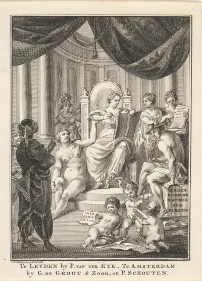 Titelpagina voor: 'Hedendaagsche Historie van Jenghiz Khan's opvolgers in Tartarĳe, deel 5', 1767