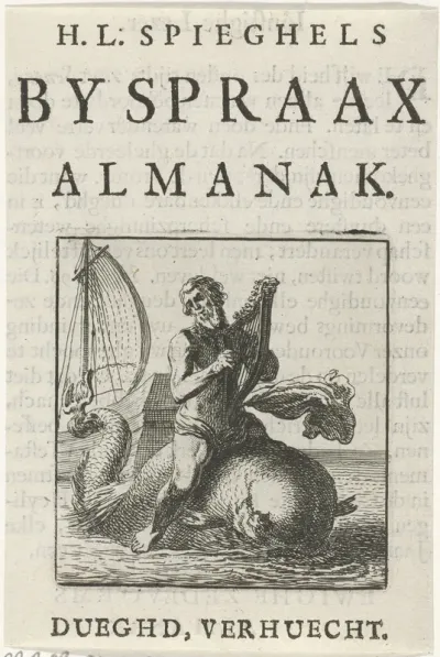 Titelpagina voor: Hendrik Laurensz Spieghel,  Byspraax Almanak
