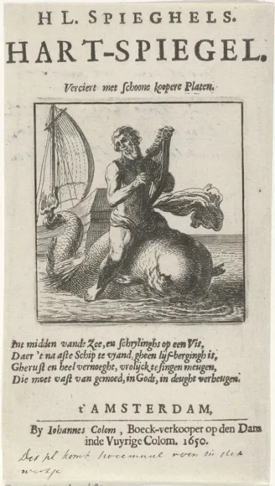 Titelpagina voor: Hendrik Laurensz Spieghel, Hart-Spiegel, 1650