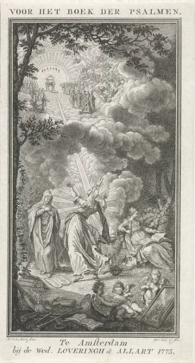 Titelpagina voor: Het boek der psalmen (...), 1775