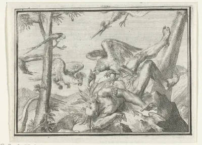 Titelpagina voor het pamflet: De Geplukte Tapoeijer, 1702