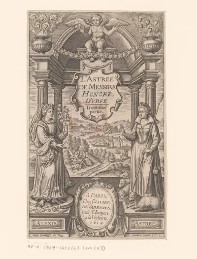 Titelpagina voor: Honoré d'Urfé, L'Astrée de Messire, 1619