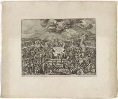 Titelpagina voor 'Icones Biblicae Veteris et Novi Testamenti', 1708