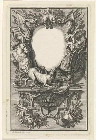 Titelpagina voor: J.-B. Rousseau, Les oeuvres, 1712