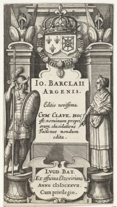 Titelpagina voor J. Barclay, Argenis, 1627