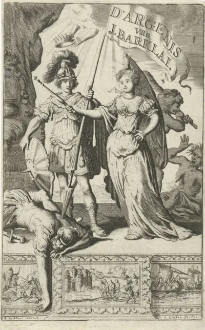 Titelpagina voor: J. Barclay, D'Argenis dl.1, 1681