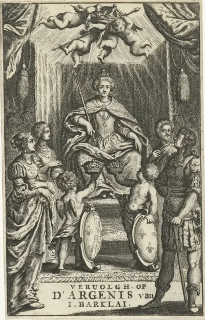 Titelpagina voor: J. Barclay, D'Argenis dl. 2, 1681