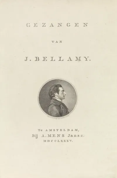 Titelpagina voor: J. Bellamy, Gezangen, 1785