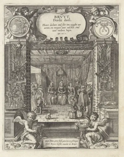 Titelpagina voor: J. Cats, Houwelyck, 1625