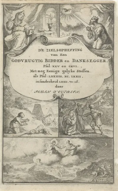 Titelpagina voor: J. d'Outrein, De ziels-opheffing, 1702-1703