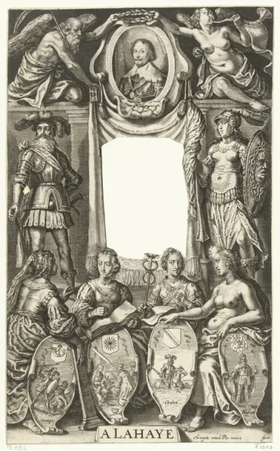 Titelpagina voor: J. de la Pise, Tableau de l'histoire des princes et principauté d'Orange, 1639