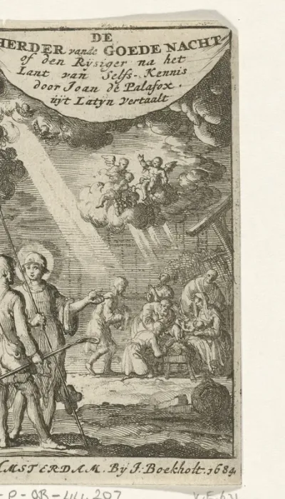 Titelpagina voor: J. de Palafox y Mendoza, De herder van de goede nacht, 1684