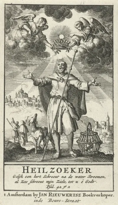 Titelpagina voor: J. Dircksz, Een alegoris-historis verhaal van het edel en machtig koninkrĳk van Salem, 1683