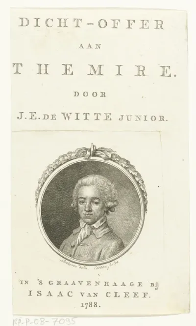Titelpagina voor: J.E. de Witte junior, Dicht-Offer aan Themire, 1788
